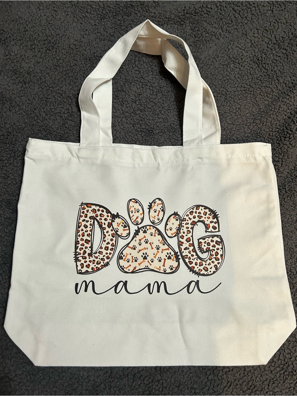 Brand New Dog Mom Tote Bag